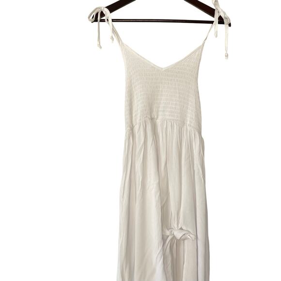 Miken Swim Smocked Midi Dress - Picture 2 of 9